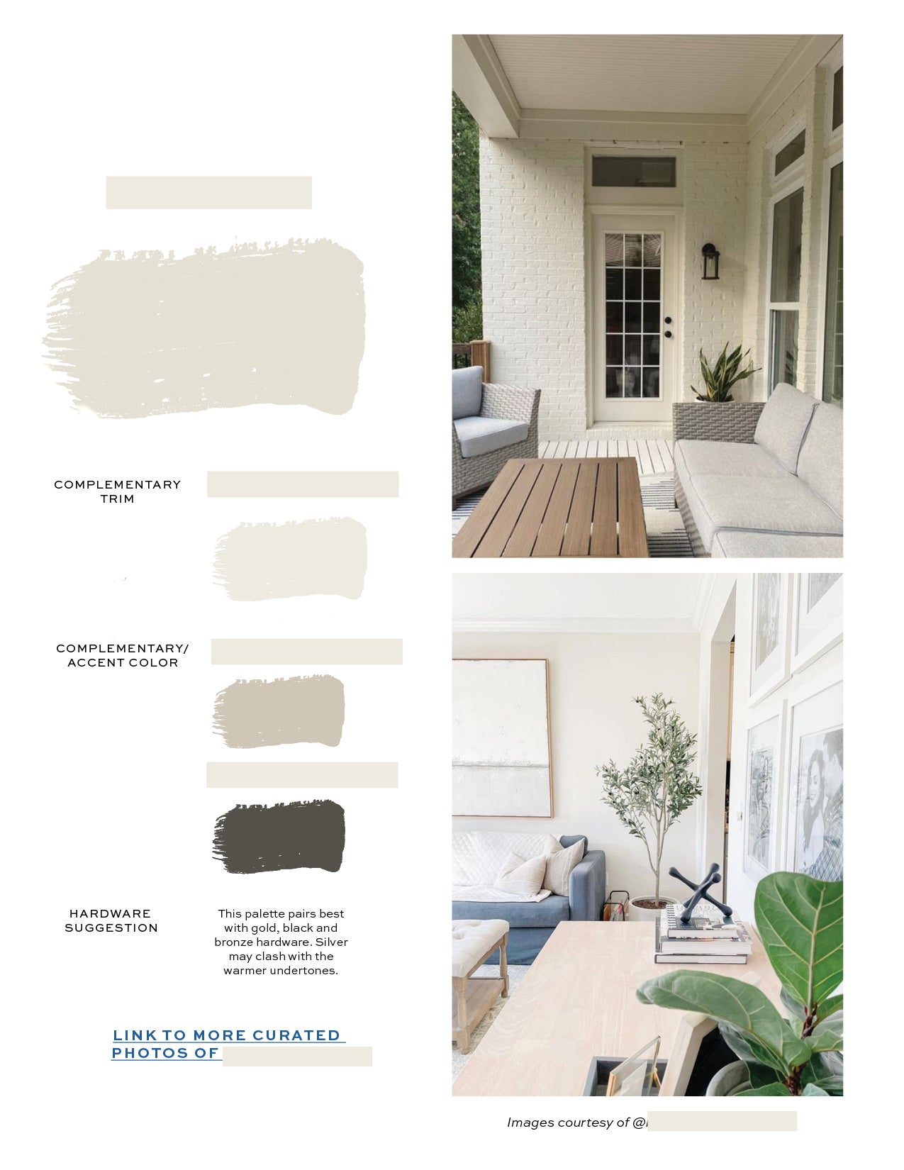 Sherwin Williams Accessible Beige Home Paint Color Palette