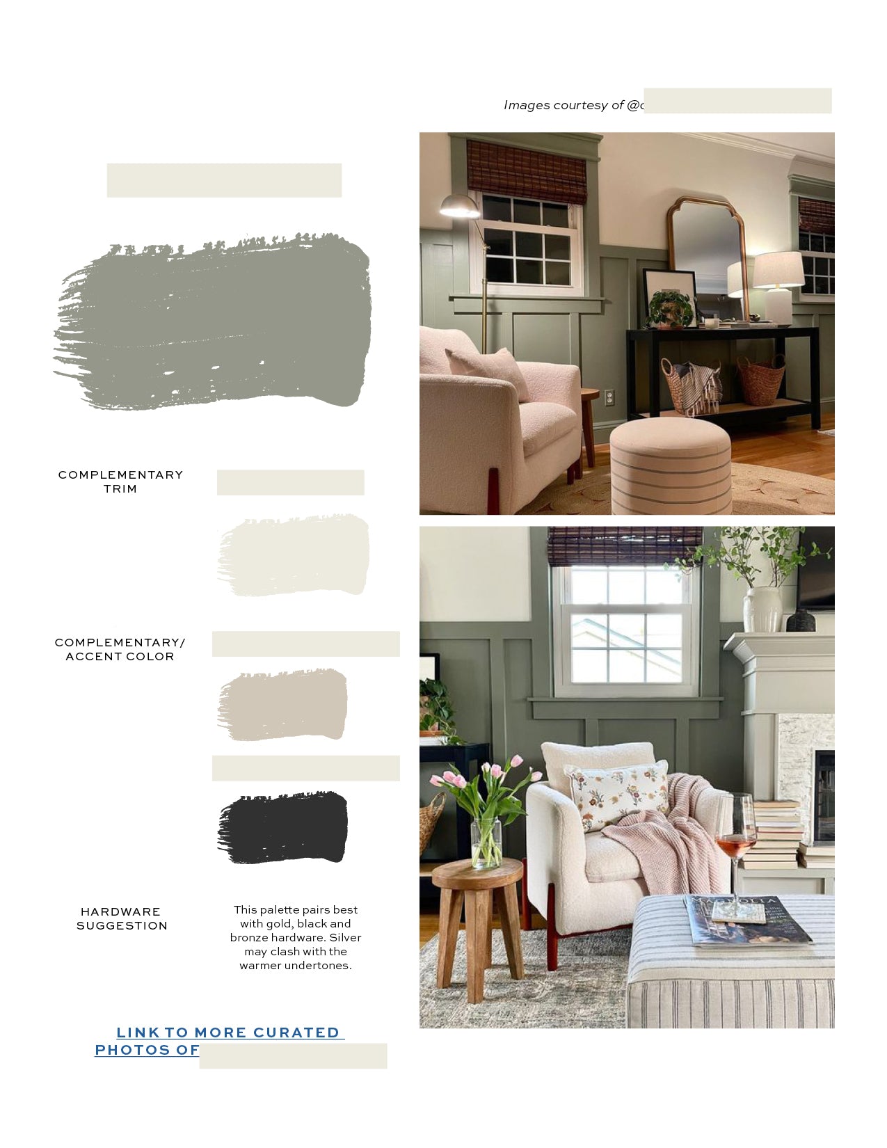 Sherwin Williams Accessible Beige Home Paint Color Palette