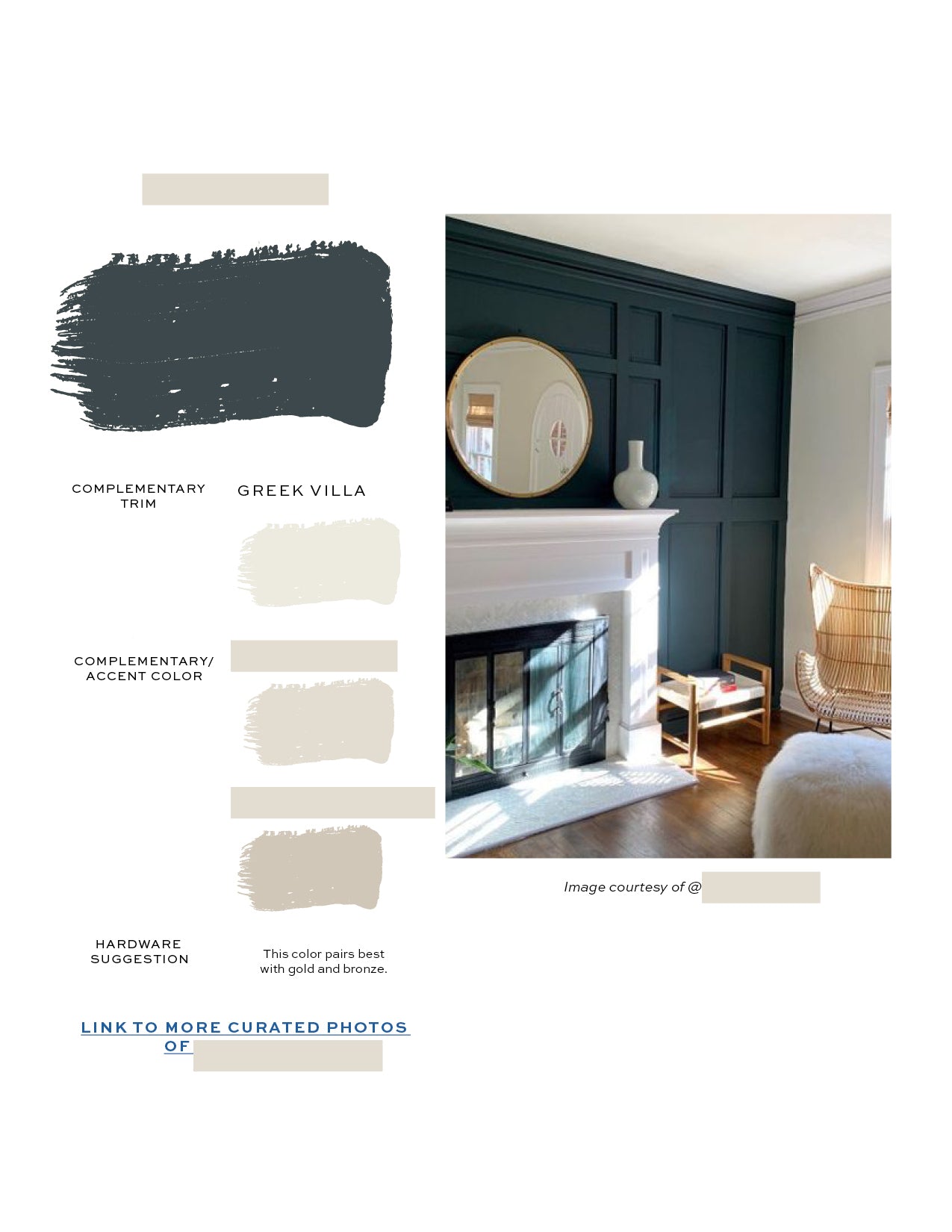 Sherwin Williams Greek Villa Home Paint Color Palette