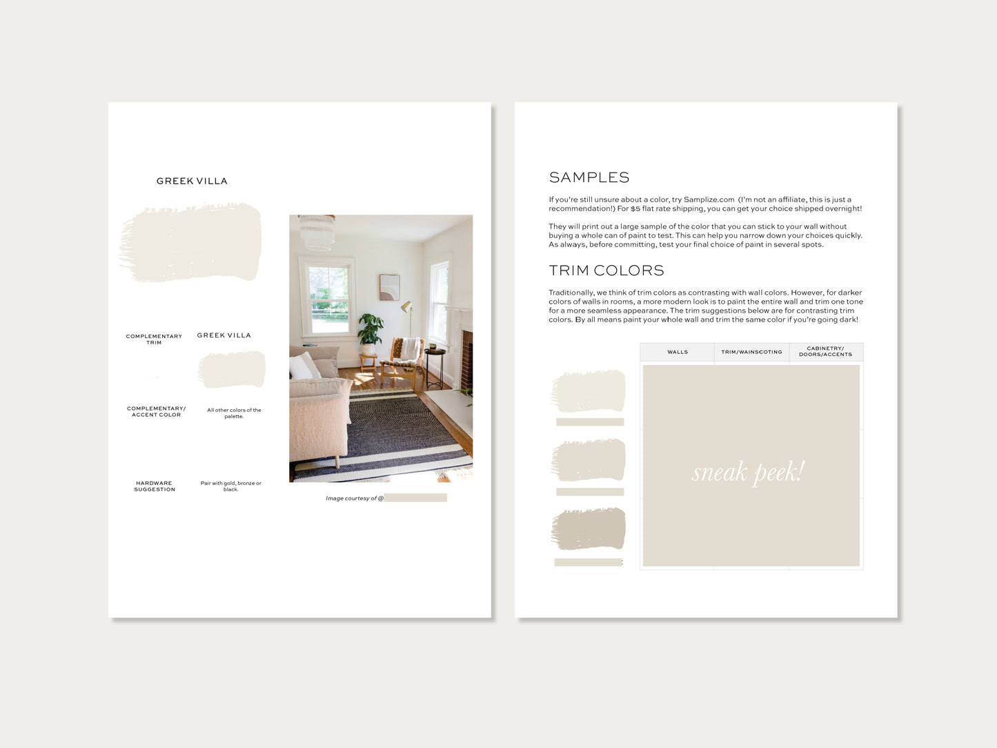 Sherwin Williams Greek Villa Home Paint Color Palette
