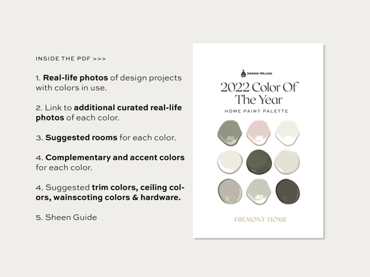 Sherwin Williams 2022 Color Of The Year Home Paint Palette