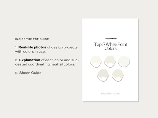 Best 5 Benjamin Moore White Paint Colors