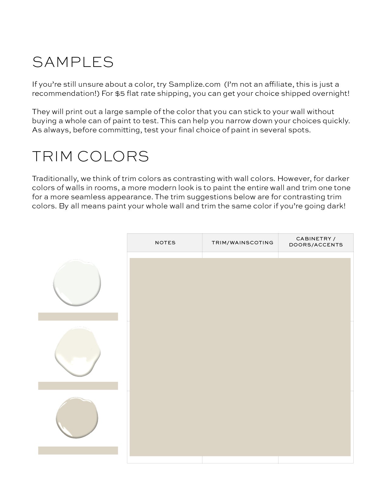 Benjamin Moore Modern Classic Home Paint Color Palette