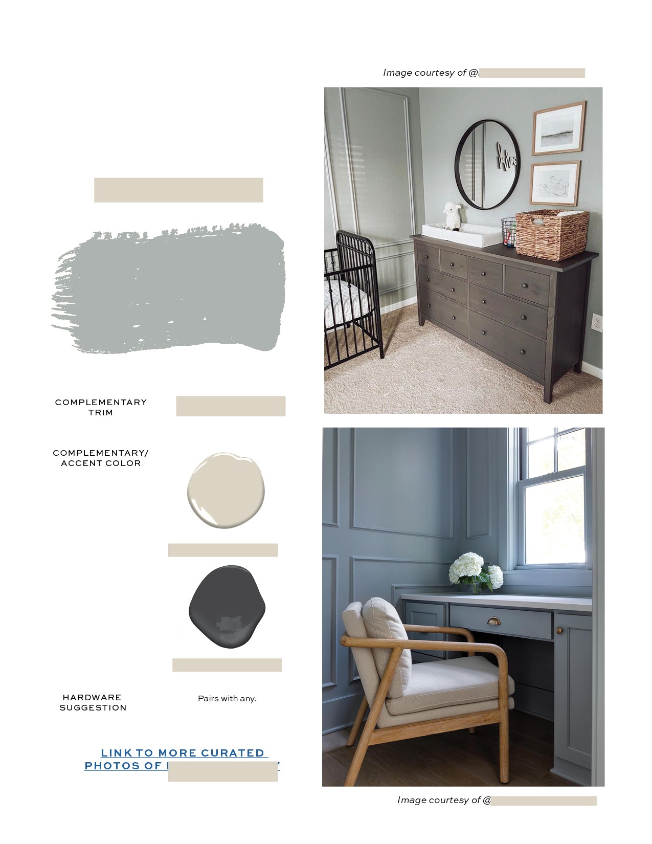 Benjamin Moore Modern Classic Home Paint Color Palette