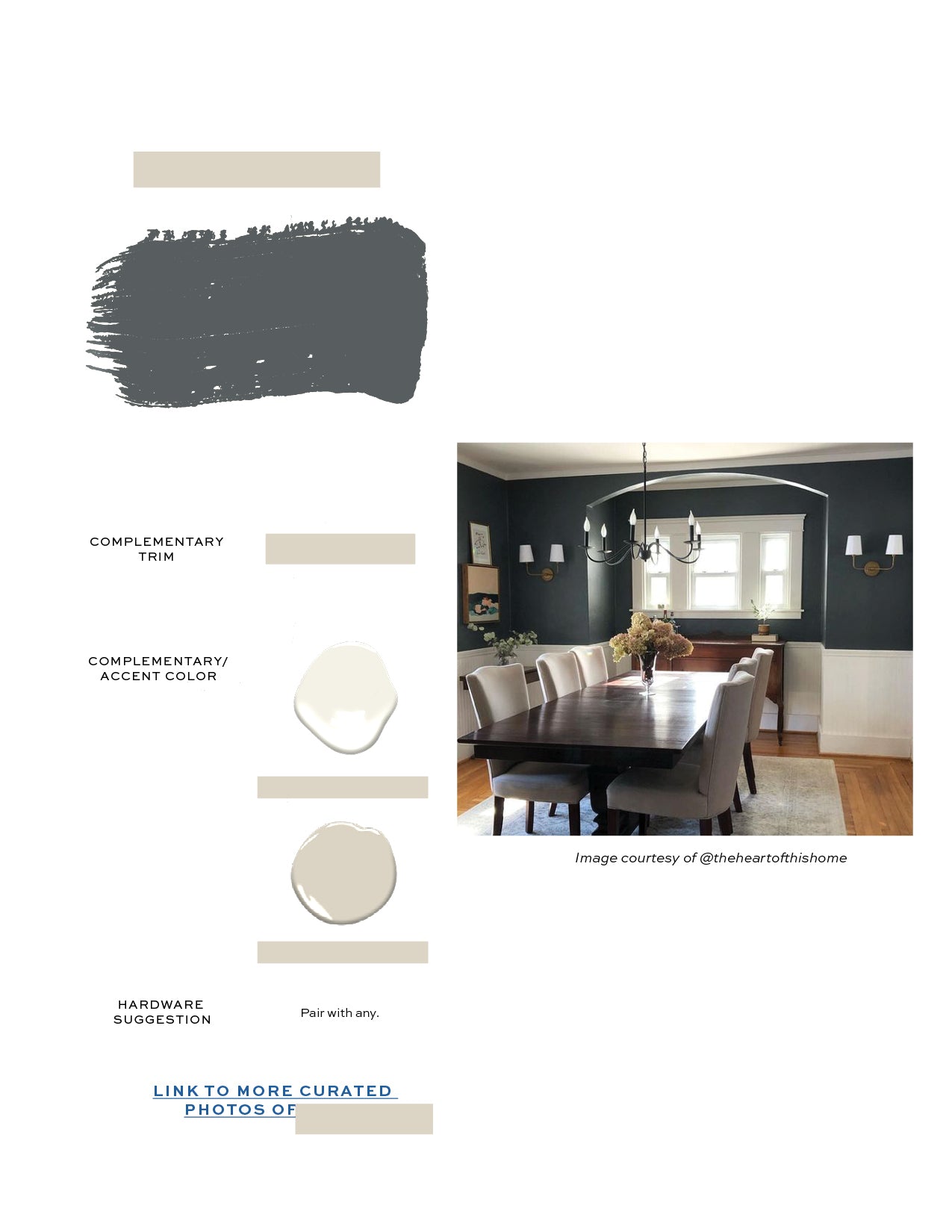 Benjamin Moore Modern Classic Home Paint Color Palette
