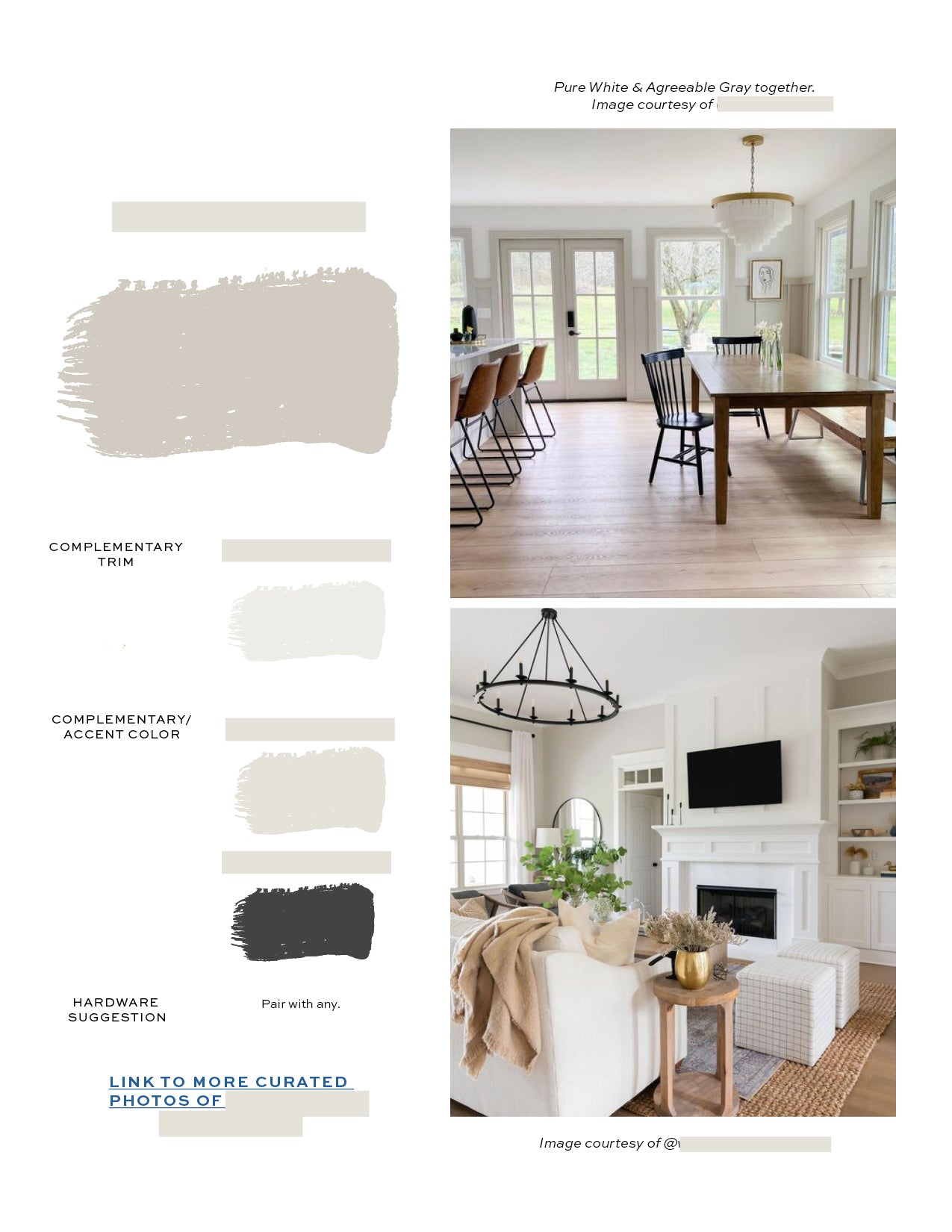 Sherwin Williams Modern Classic Home Paint Color Palette
