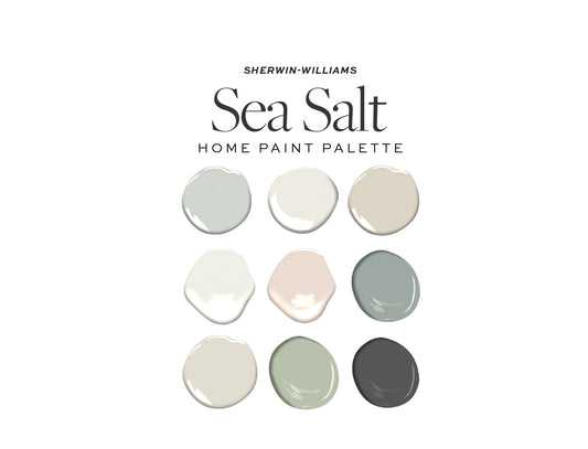Sherwin Williams Sea Salt Home Paint Paint Palette