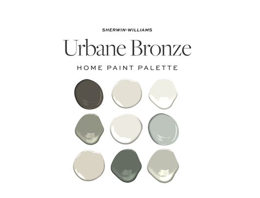 Sherwin Williams Urbane Bronze Home Paint Color Palette